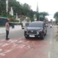 Personel Polsek Tapaktuan Laksanakan Strong Point Pagi Untuk Kelancaran Lalu Lintas Saat Jam Sibuk