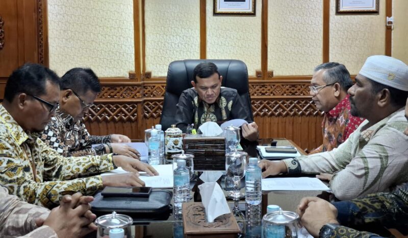 Wagub Fadhlullah Terima Silaturahmi Pengurus Masyarakat Ekonomi Syariah Aceh