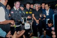 Kepala BNN RI Tinjau Kapal MT Sea Dragon Yang Mengangkut Narkotika Jenis Sabu