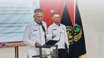 Kakanwil Ditjenpas Sumut Pimpin Pelantikan dan Pengambilan Sumpah Jabatan Manajerial di Lingkungan Kanwil Pemasyarakatan Sumatera Utara