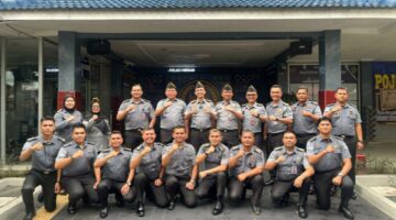 Rutan Kelas I Medan Gelar Apel Penyematan Tanda Pangkat dan Pelepasan Pegawai Purna Tugas