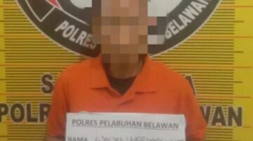 SAT NARKOBA POLRES PELABUHAN BELAWAN TANGKAP PENGEDAR
