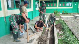 Program TNI Manunggal Membangun Desa (TMMD) ke-124 Tahun 2025, Kodim 0107/Aceh Selatan, Kodam  Iskandar Muda mengerahkan personel Satuan Tugas (Satgas) TMMD untuk membangun jaringan penyaluran pipa air bersih ke rumah-rumah penduduk 