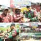 Satgas Yonif 112/DJ bersinergi dengan Puskesmas melaksanakan kegiatan Pengobatan dan Pembagian Makanan Bergizi Gratis secara Massal di Distrik Illu Kabupaten Puncak Jaya Provinsi Papua Tengah,(Sabtu 31/05/2025).