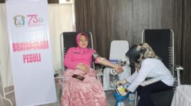 Polda Aceh Gelar Donor Darah pada Puncak Bakti Kesehatan Serentak Hari Bhayangkara ke-79