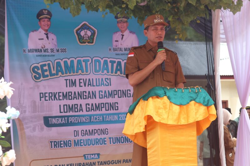 ‎Bupati Aceh Selatan Sambut Tim Penilai Lomba Gampong Tingkat Provinsi Aceh 2025