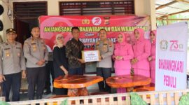 Peringati Hut Bhayangkara Ke-79, Polres Aceh Besar Gelar Anjangsana Ke Purnawirawan Dan Warakauri