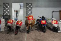 Bea Cukai Lhokseumawe Bongkar Gudang yang diduga menimbun Barang Impor Ilegal, Temukan Motor Mewah Tanpa Dokumen