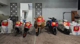 Bea Cukai Lhokseumawe Bongkar Gudang yang diduga menimbun Barang Impor Ilegal, Temukan Motor Mewah Tanpa Dokumen