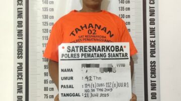 Polres Pematangiantar Amankan Pengedar Sabu di Eks Terminal Sukadame