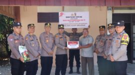 Polres Aceh Selatan Anjangsana dan Salurkan Bansos ke Purnawirawan Polri Sambut HUT Bhayangkara ke-79