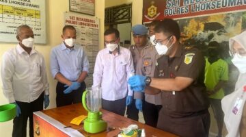 Musnahkan 107,56 Gram Sabu, Polres Lhokseumawe Tunjukkan Komitmen Perang Melawan Narkoba