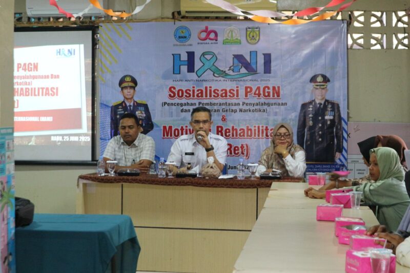 Peringati HANI 2025, BNN Kota Banda Aceh dan Dispora Aceh Sosialisasikan Bahaya Narkoba kepada Pelajar Pesisir