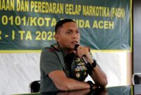Letkol Inf Faurizal Noerdin Tegaskan Komitmen Kodim 0101/KBA Perangi Ancaman Narkoba