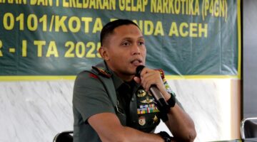 Letkol Inf Faurizal Noerdin Tegaskan Komitmen Kodim 0101/KBA Perangi Ancaman Narkoba
