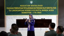 Kodim 0101/KBA Gandeng BNN, Gelar Edukasi Bahaya Narkoba bagi Prajurit dan Keluarga
