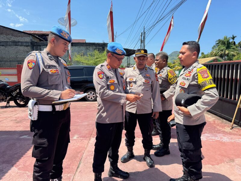 Ciptakan Lingkungan Kerja Bersih dan Tertib, Polres Aceh Selatan Gelar Gaktiplin Sambut Hari Bhayangk