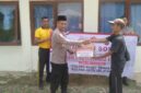 Poksek Kluet Tengah Salurkan Bantuan Sosial Dalam Rangka Hut Bhayangkara Ke - 79 