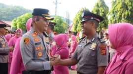 Kapolres Aceh Selatan Pimpin Upacara Kenaikan Pangkat Periode 1 Juli 2025