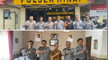 Perkuat Sinergitas dan Kolaborasi, Kalapas Pemuda Langkat Silaturahmi BNNK Langkat, Camat dan Polsek Hinai