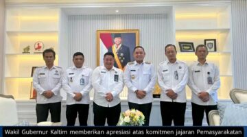 Kalapas Narkotika Samarinda Dampingi Kakanwil Ditjenpas Kaltim dalam Audiensi Bersama Wakil Gubernur Kalimantan Timur