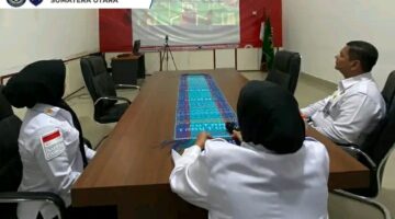 Siap Sukseskan Aksi Sosial Gerakan Nasional Pemasyarakatan Peduli, Kanwil Ditjenpas Sumut Mengikuti Gladi Bersih Secara Virtual