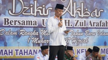 Dzikir Akbar Bersama Warga Binaan Rutan Kelas I Medan