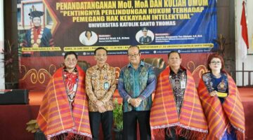 Kemenkum Sumut Gandeng UNIKA Lewat MoU-MoA untuk Tingkatkan Kesadaran HKI Di Dunia Akademik