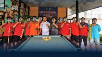 Dukung Pembinaan Kepribadian, Jajaran Lapas Narkotika Samarinda Fasilitasi Warga Binaan Olahraga Billiar