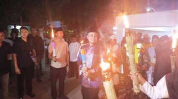 Jeffry Sentana Lepas Pawai Obor Semarakkan Tahun Baru Islam 1 Muharram 1447 H