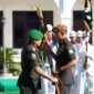 Mayor Jenderal TNI Niko Fahrizal, M.Tr.(Han)., memimpin Upacara serah Terima Jabatan dan Tradisi Satuan Pejabat Kodam IM yang diselenggarakan di Lapangan Sanggamara Makodam IM. Senin (30/6/25)