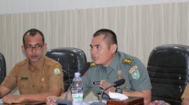 Kasdim 0101/KBA Hadiri FGD Virtual Optimasi Lahan Aceh TA 2025 yang Dipimpin Wamentan RI