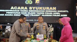 Polda Aceh Gelar Syukuran atas Penganugerahan Tanda Kehormatan Nugraha Sakanti