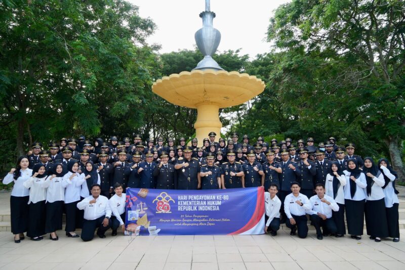 Peringati Hari Pengayoman ke-80, Kemenkumham Aceh gelar tabur bunga di Taman Makam Pahlawan 
