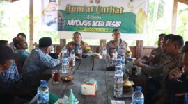 Pererat Sinergi dengan Warga, Kapolres Aceh Besar Gelar Jumat Curhat Dengarkan Aspirasi Warga