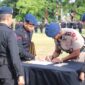  Upacara Penyerahan Jabatan Wakil Komandan Satuan (Wadansat) Brimob Polda Aceh secara resmi dan penuh khidmat, Selasa, 08 Juli 2025. 