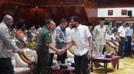 Mayor Jenderal TNI Niko Fahrizal, M.Tr.(Han)., menghadiri kegiatan Musyawarah Perencanaan Pembangunan (Musrenbang) Rencana Pembangunan Jangka Menengah Aceh (RPJMA) Tahun 2025–2029 yang diselenggarakan di Pendopo Gubernur Aceh, Rabu (9/7/2025) siang.