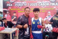 Petinju andalan Aceh Besar, DJbC, sukses melaju ke babak final cabang olahraga tinju pada ajang Pra-PORA 2025 yang digelar di Banda Aceh. jumat 11/07/2025