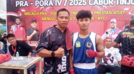Petinju andalan Aceh Besar, DJbC, sukses melaju ke babak final cabang olahraga tinju pada ajang Pra-PORA 2025 yang digelar di Banda Aceh. jumat 11/07/2025