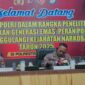 Tim Pusat Penelitian dan Pengembangan (Puslitbang) Polri di Aula Machdum Sakti, Senin (14/7/2025).