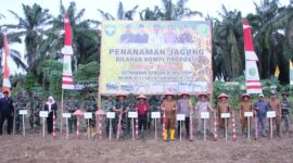  Kompi Produksi Kodim 0117/Aceh Tamiang sejalan dengan arah kebijakan Presiden RI dalam memperkuat ketahanan pangan nasional dari level daerah hingga nasional.