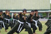 Sebanyak 274 prajurit dari berbagai satuan di bawah jajaran Komando Daerah Militer Iskandar Muda   latihan intensif Pencak Silat Militer  