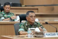 Mayor Jenderal TNI Niko Fahrizal, M.Tr.(Han), mengikuti kegiatan Video Conference (Vicon) yang diselenggarakan oleh Markas Besar Tentara Nasional Indonesia (Mabes TNI) dalam rangka pembentukan Satuan Tugas (Satgas) Gugus Tugas Kedaulatan Pangan TNI. Jumat (25/7/25)