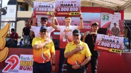 Mayor Jenderal TNI Niko Fahrizal, M.Tr.(Han)., menghadiri kegiatan Bank Aceh Bhayangkara Run In Action 2025 yang digelar di halaman Mapolresta Banda Aceh, Minggu pagi (27/07/2025).