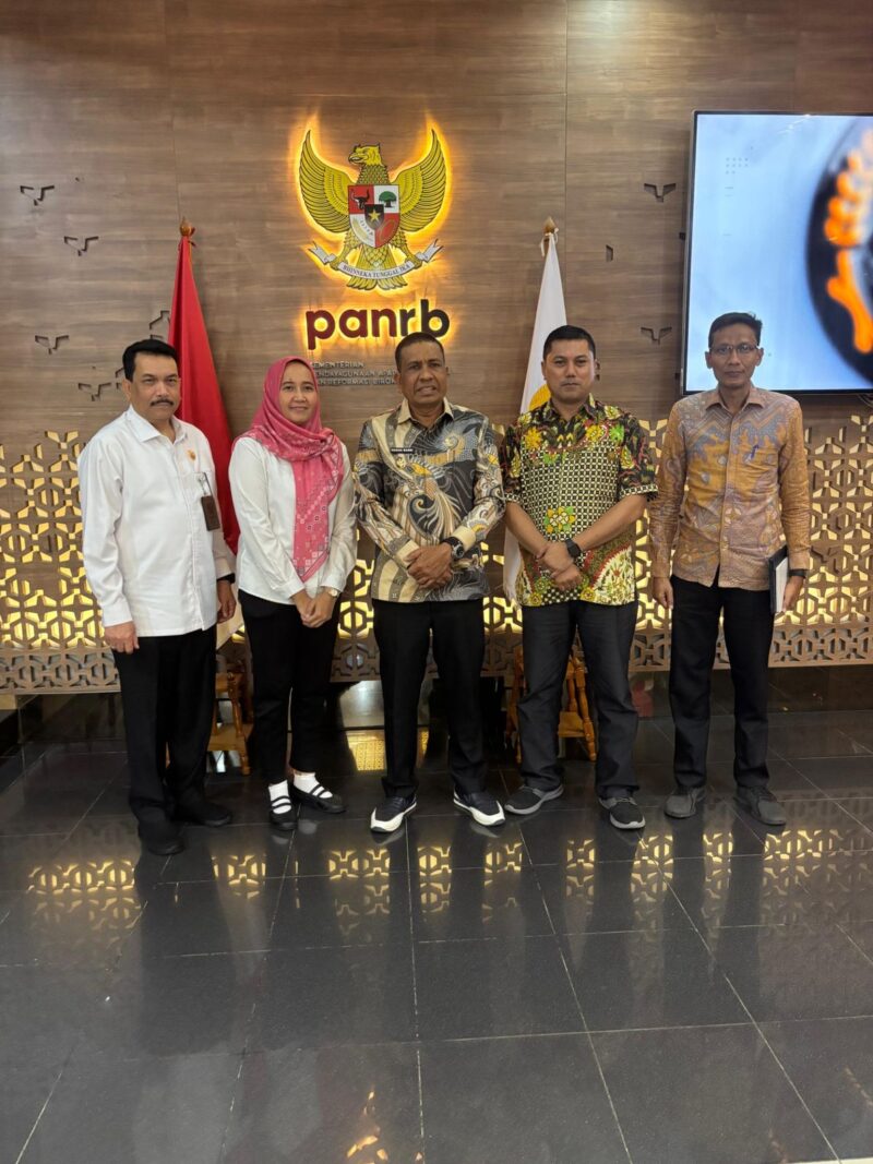 Wakil Bupati Pidie Jaya, Hasan Basri, ST, MM, melakukan kunjungan resmi ke Kementerian Pendayagunaan Aparatur Negara dan Reformasi Birokrasi (Kemenpan RB) di Jakarta, Senin (25/8/2025).foto.Ist.
