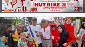 Gampong Sidorejo Gelar Jalan Santai dan Aneka Perlombaan Meriahkan HUT RI