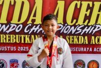Alif Ramadhan Raih Medali Perunggu di Kejuaraan Taekwondo Piala Sekda Aceh 2025
