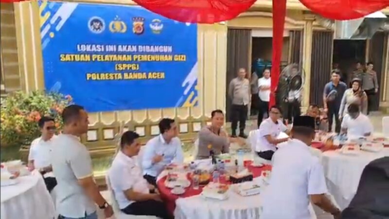 Polresta Banda Aceh Kini Miliki SPPG di Gampong Ateuk Jawo