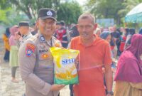 Ditbinmas Polda Aceh Salurkan 1,5 Ton Beras Murah untuk Masyarakat