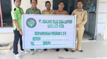 PT KHBL Site Aceh di Gayo Lues Salurkan Dana CSR untuk Kecamatan Rikit Gaib
